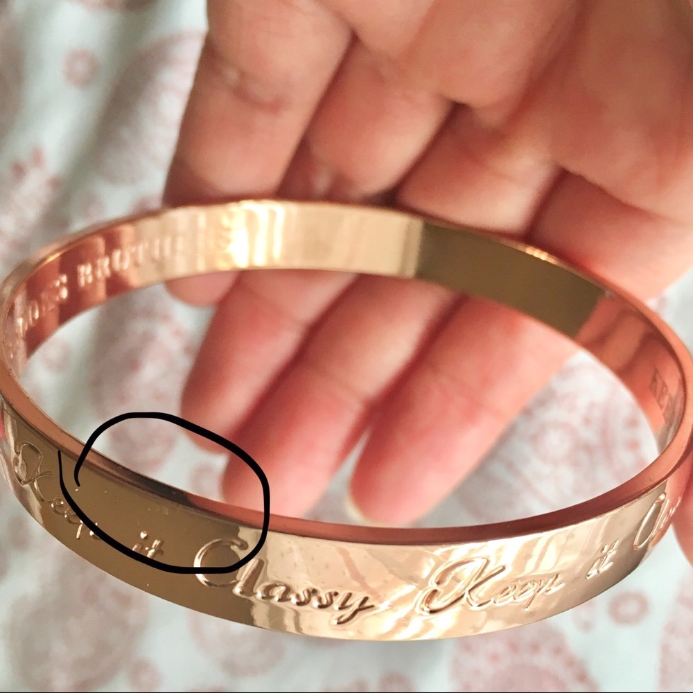 Rose Gold bangle, Brooks Brothers